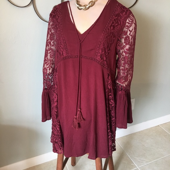 entro Dresses & Skirts - Entry boutique boho style tunic dress NWT